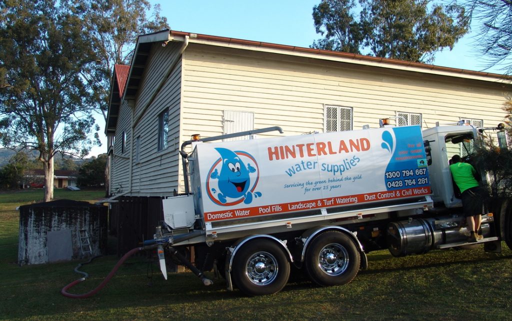 Fill Your Water Tank Hinterland Water Supplies